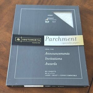 Southworth Ivory Parchment Specialty Paper
